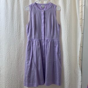 J. Crew sleeveless linen dress